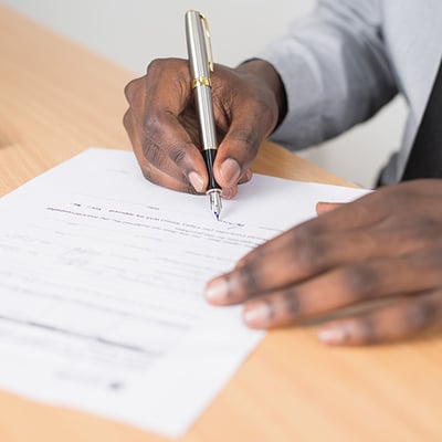 writing-signing-document-paper-form